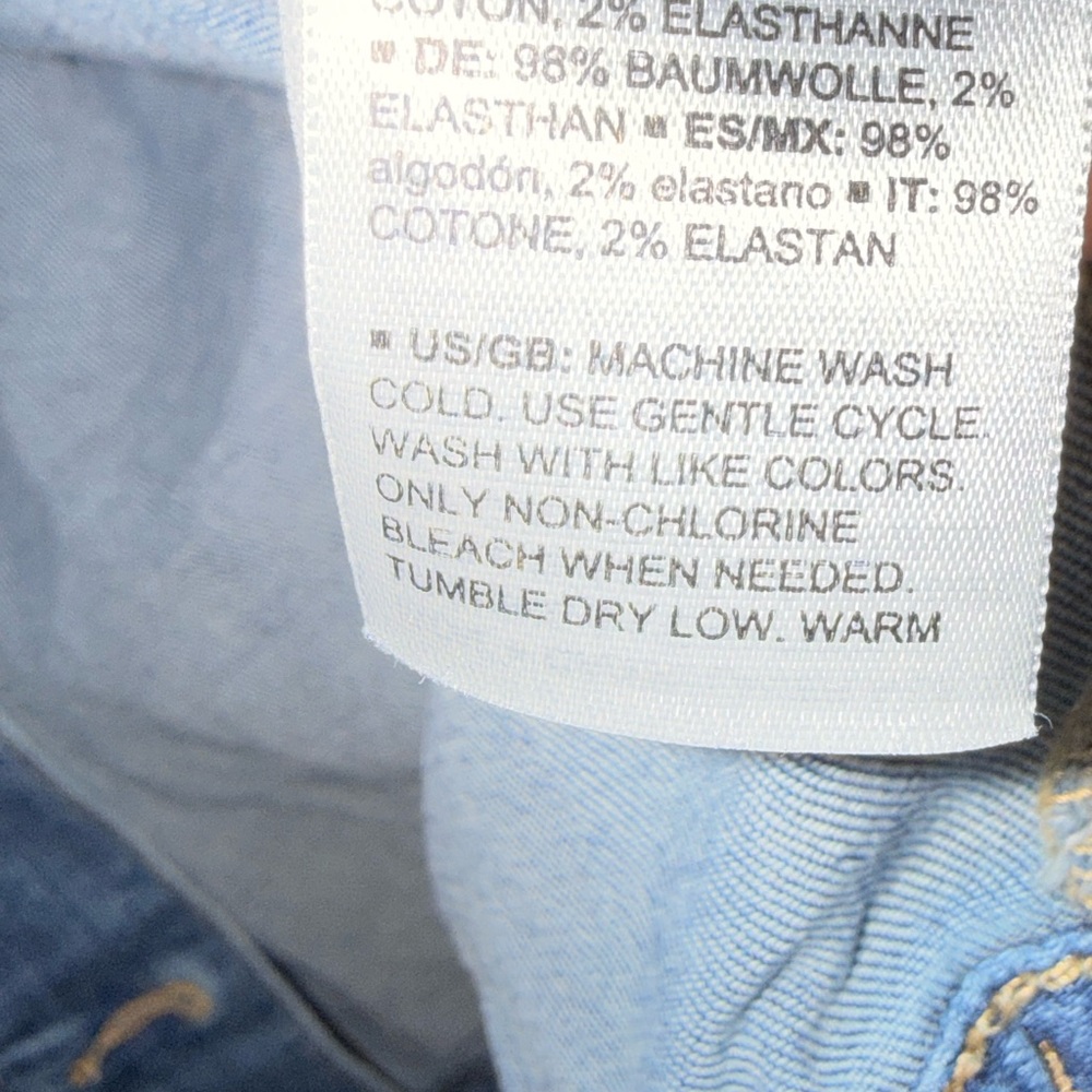 Daily Ritual Light Blue Denim Jacket - Picture 5 of 9